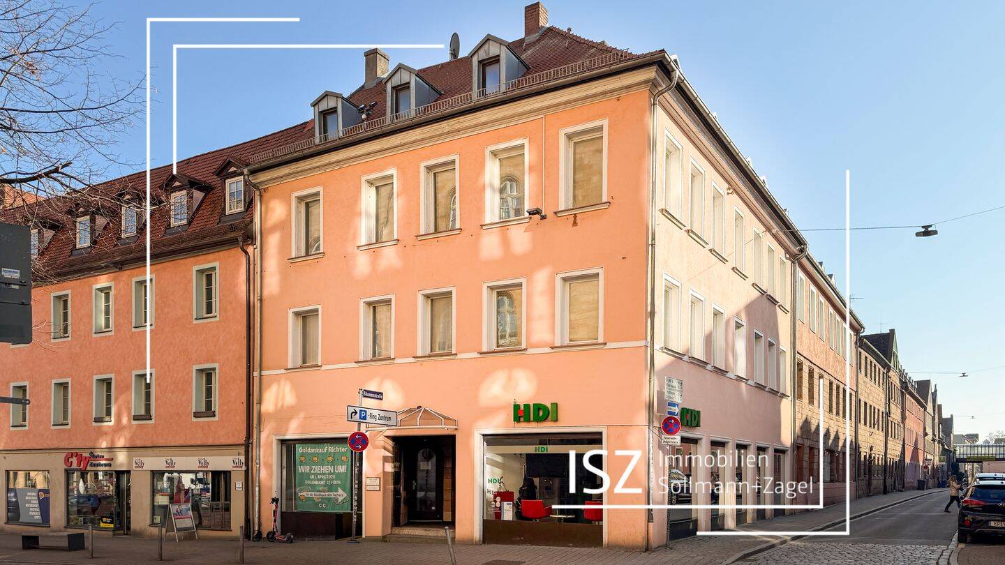 Entwicklungsreifes Wohn- und Geschäftshaus in bester 1A Innenstadtlage von Fürth, 90762 Fürth (Innenstadt)