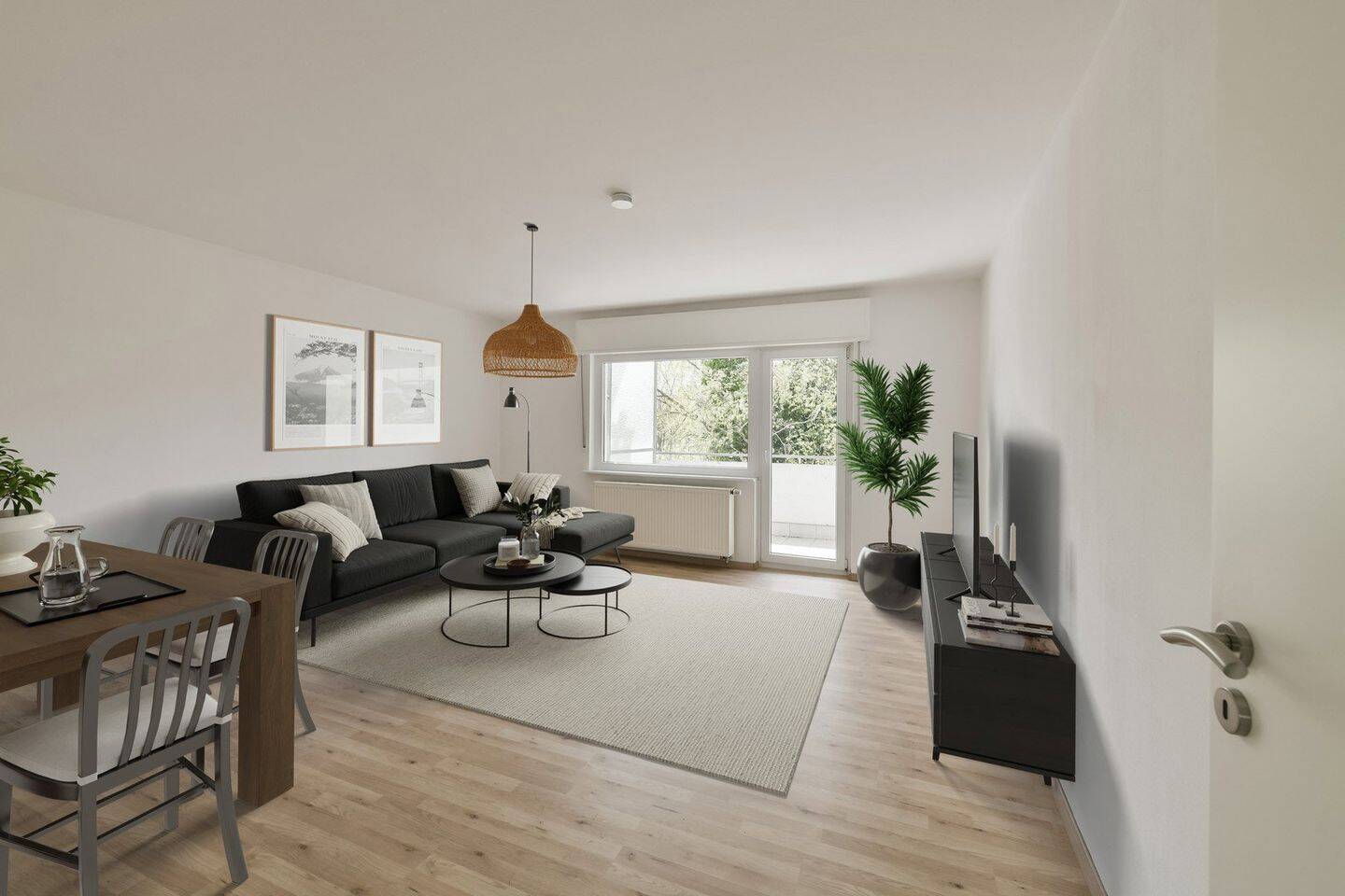 Attraktive, schöne und helle 3-Zimmer-Wohnung mit Balkon, 76185 Karlsruhe