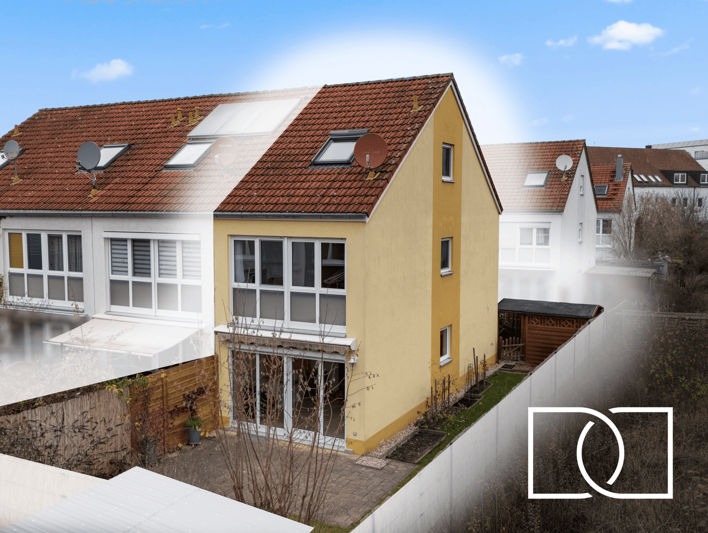 Sofort bezugsfertig! Modernisiertes Reihenendhaus mit Garten, Carport und Stellplatz, 95448 Bayreuth
