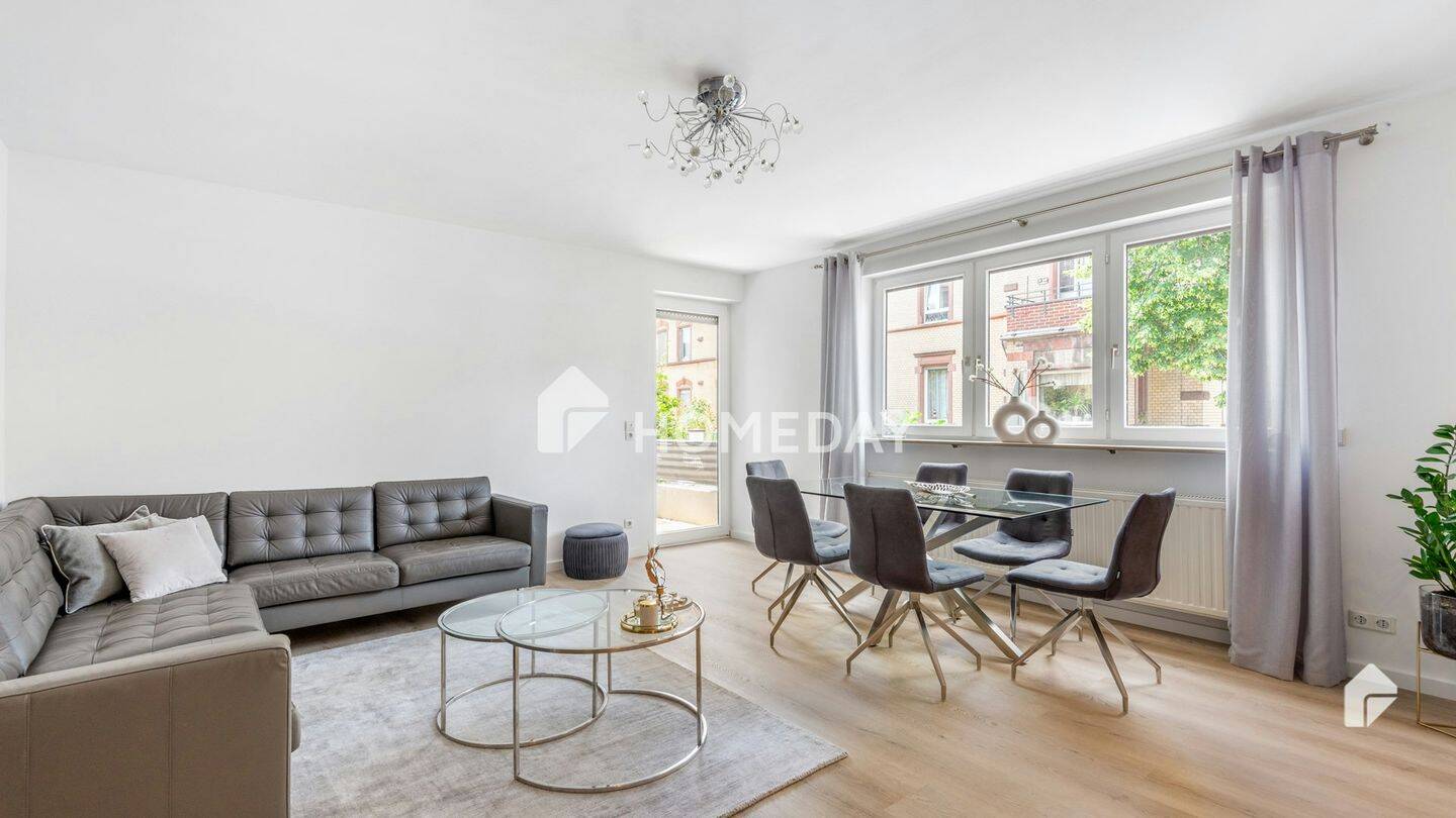 Hochwertig kernsaniertes Zuhause mit zwei Balkonen – Wohnen ohne Renovierungsaufwand, 55120 Mainz (Mombach Neustadt)