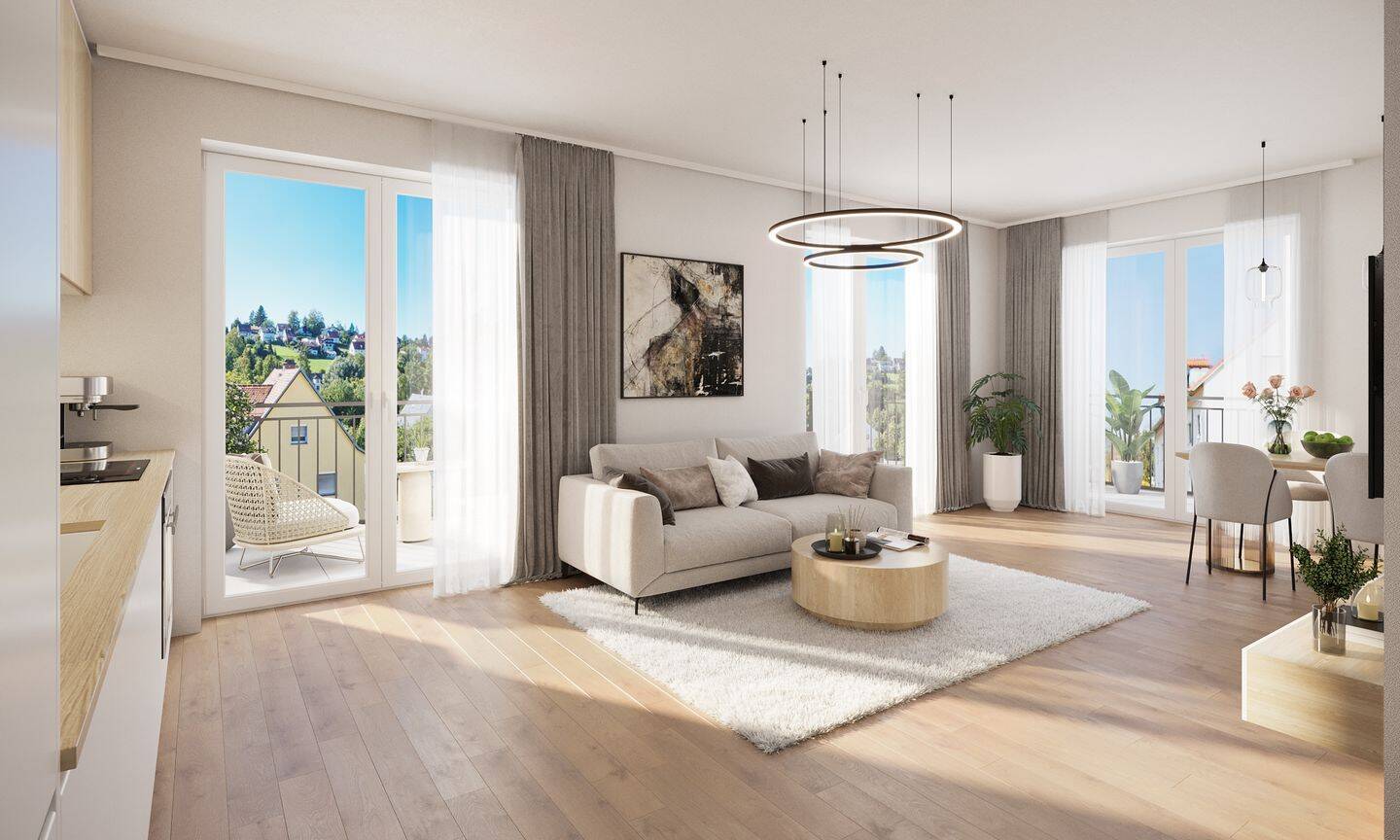 *** Wunderschöne 4-Zimmer Wohnung – MODERN-ENERGIEEFFIZIENT ***, 84079 Bruckberg