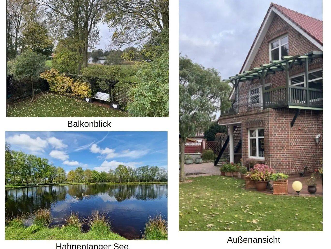 Wohnung direkt am Hahnentanger See – 6 Zimmer & Küche, Bad ; eigener Garten & separater Eingang, 26817 Rhauderfehn