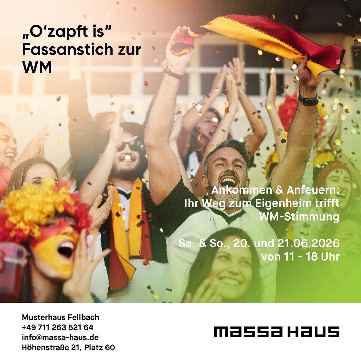 ?? Die nächste Fußball-WM im eigenen Haus ?? verfolgen, 70794 Filderstadt