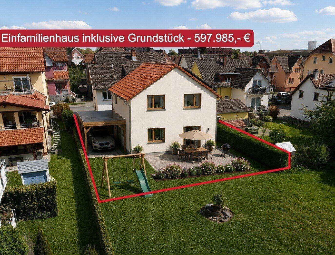 Bauen statt suchen: Haus mit Grundstück in attraktiver Lage Radolfzell, 78315 Radolfzell am Bodensee