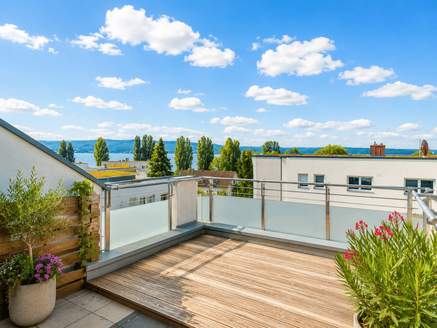 Maisonette mit See- und Alpenblick – nur 350 Meter vom Ufer entfernt, 78464 Konstanz