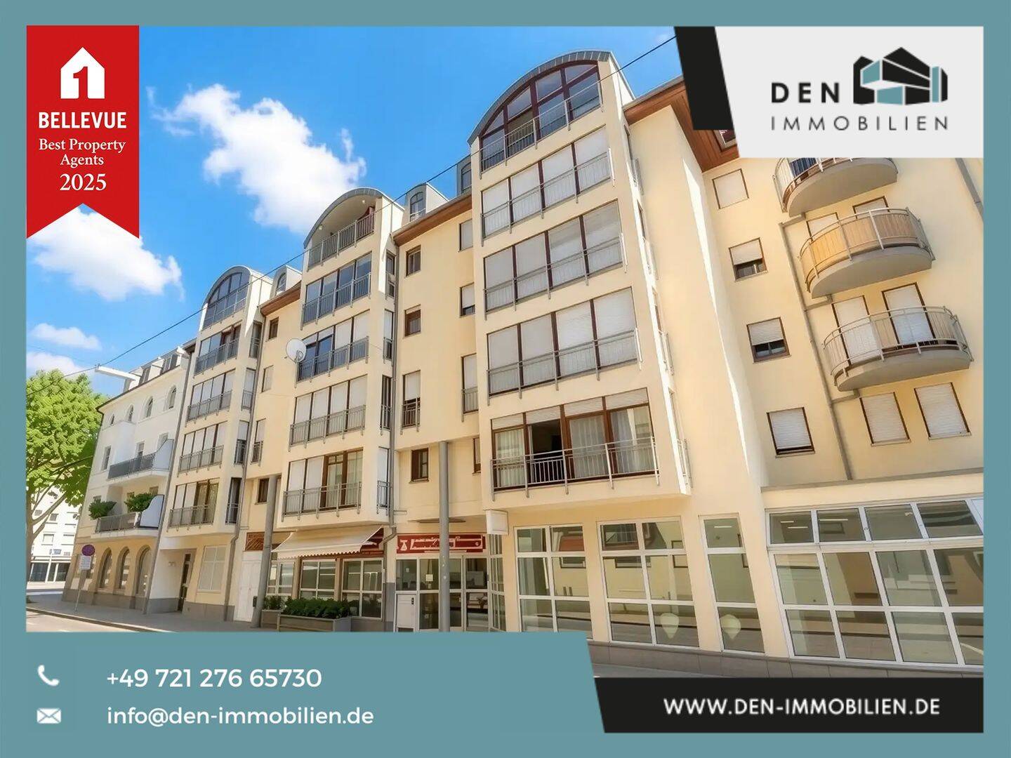 4,36% Rendite | Vermietetes 1-Zimmer-Apartment (sanierungsbedürftig) im 3. OG mit Kellerabteil, 76185 Karlsruhe