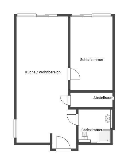Demnächst frei! 2-Zimmer-Wohnung in Ludwigshafen am Rhein, 67061 Ludwigshafen am Rhein (Mitte Süd)