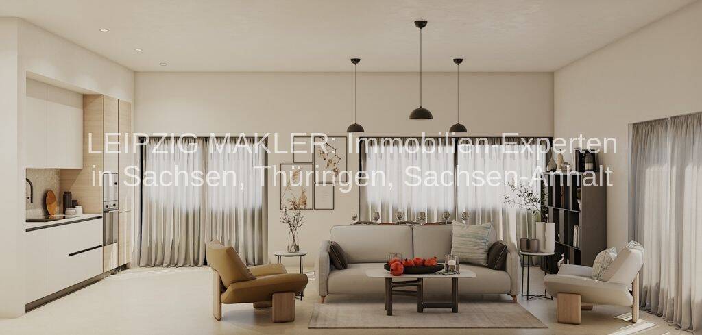Sehr großzügige Familienwohnung ab 2.800 €/m² mit bis zu 5 Zimmer und bis zu 3 Bädern, 4451 Borsdorf