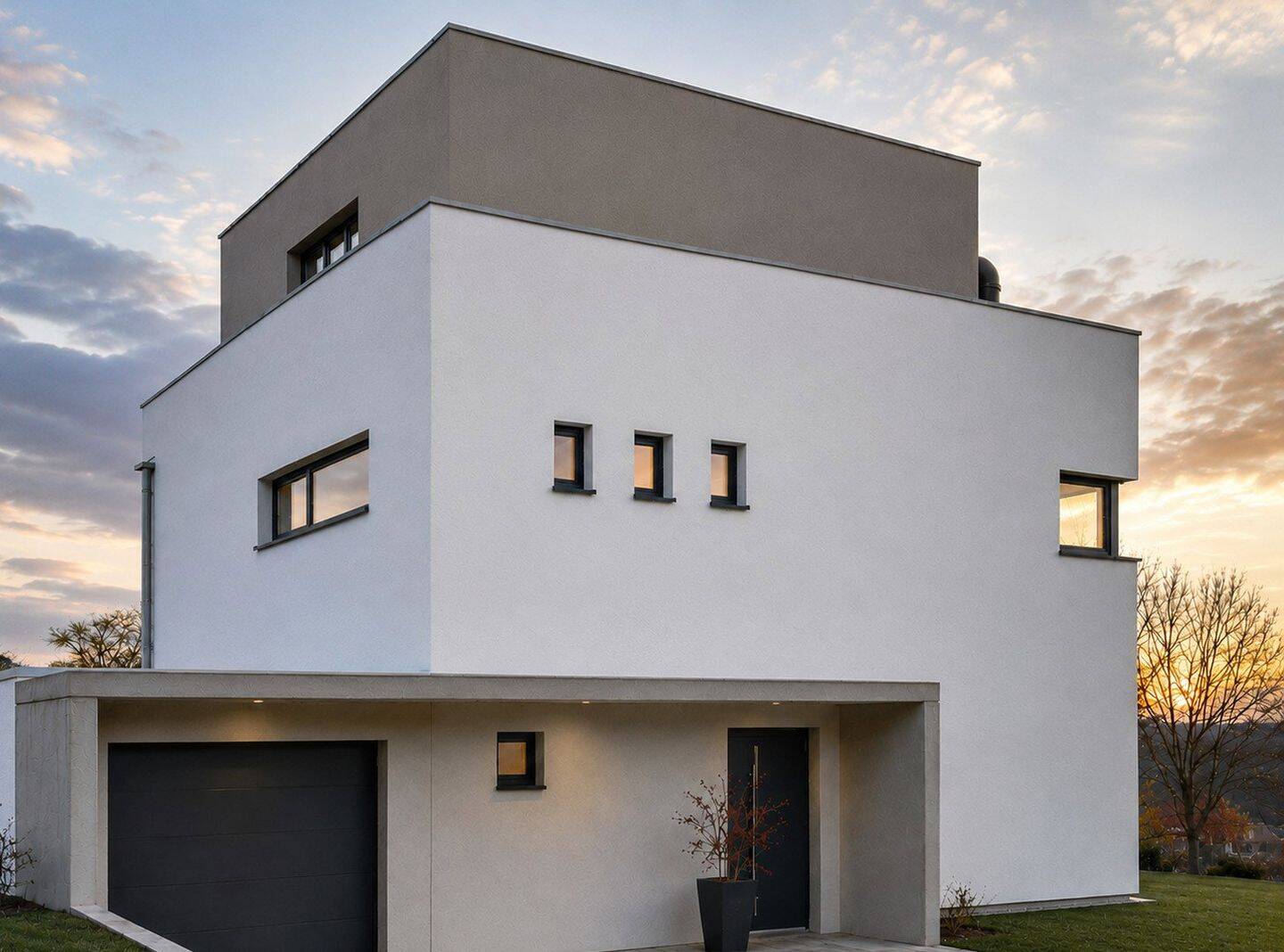 Modernes Architektenhaus im Bauhausstil in begehrter Lage von Bad Nauheim – provisionsfrei, 61231 Bad Nauheim
