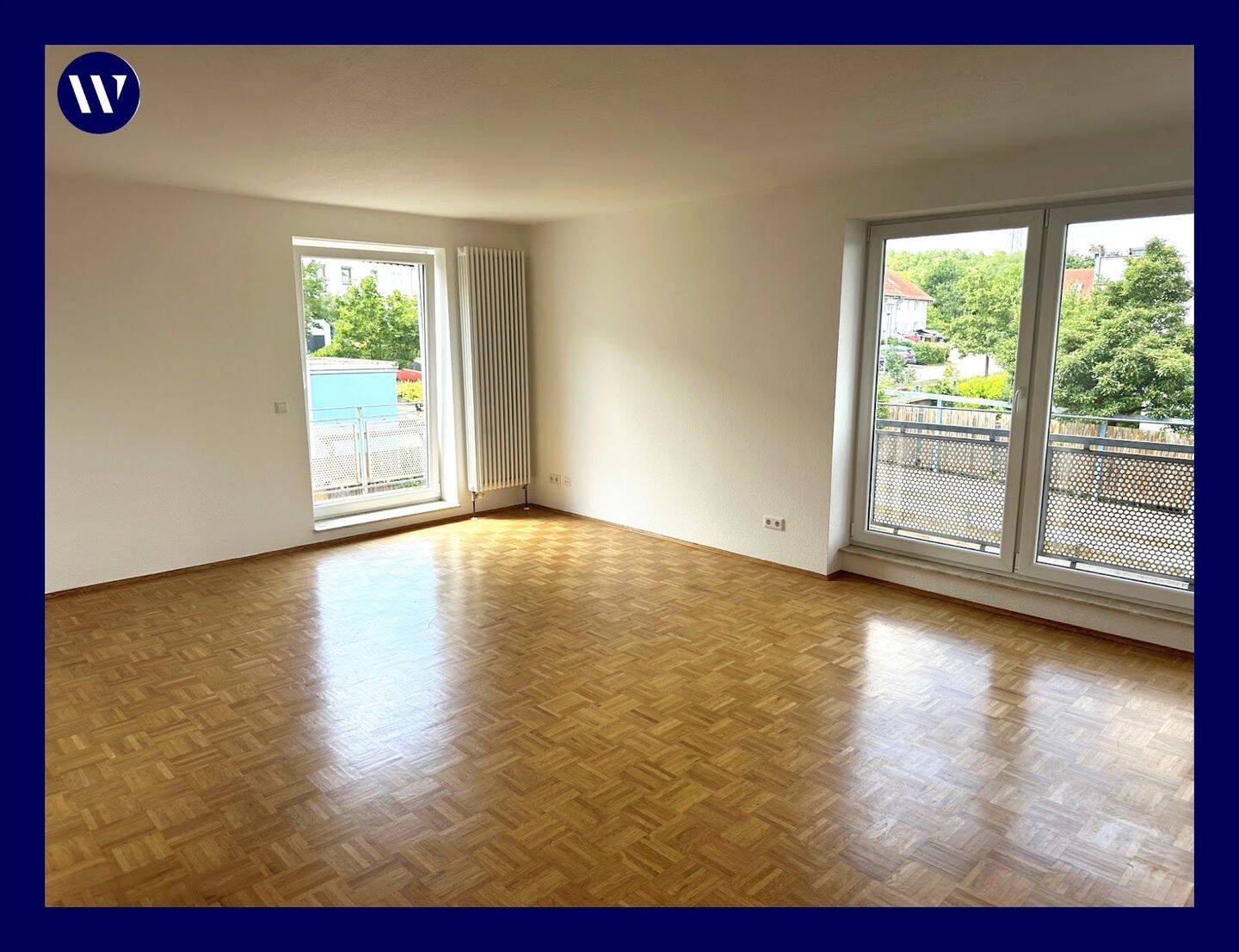 Einziehen & Wohlfühlen! 2-Zimmer-Wohnung, guter Schnitt + Parkett + Bad mit Wanne + Balkon, 99097 Erfurt (Egstedt am Steiger Melchendorf Waltersleben Wiesenhügel)