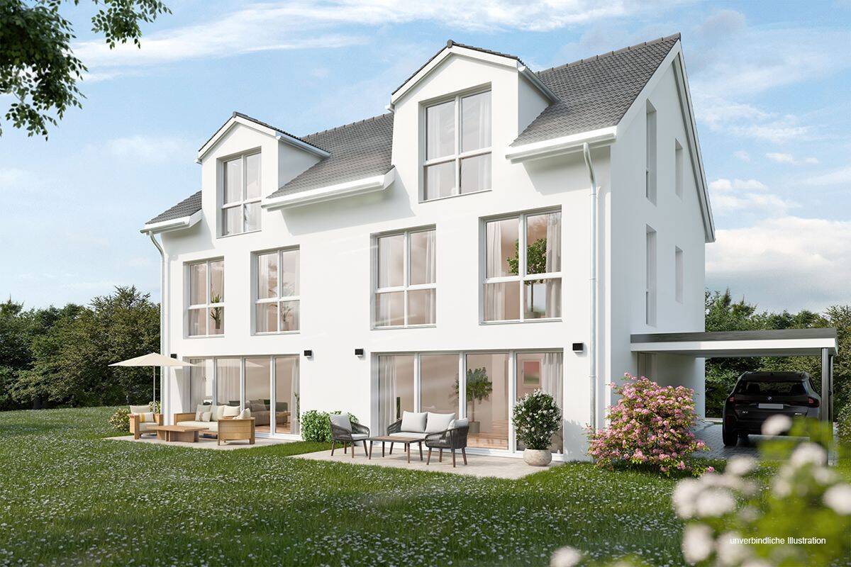 „Wohnen in TOP LAGE von Hildrizhausen“ Attraktive DHH in sonniger Lage und mit herrlichem Garten, 71157 Hildrizhausen