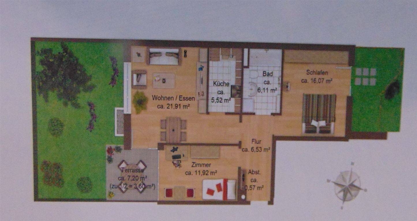 !!! 3-Zimmer-Terrassenwohnung – Süd-/ West Ausrichtung !!!, 80993 München (Moosach)