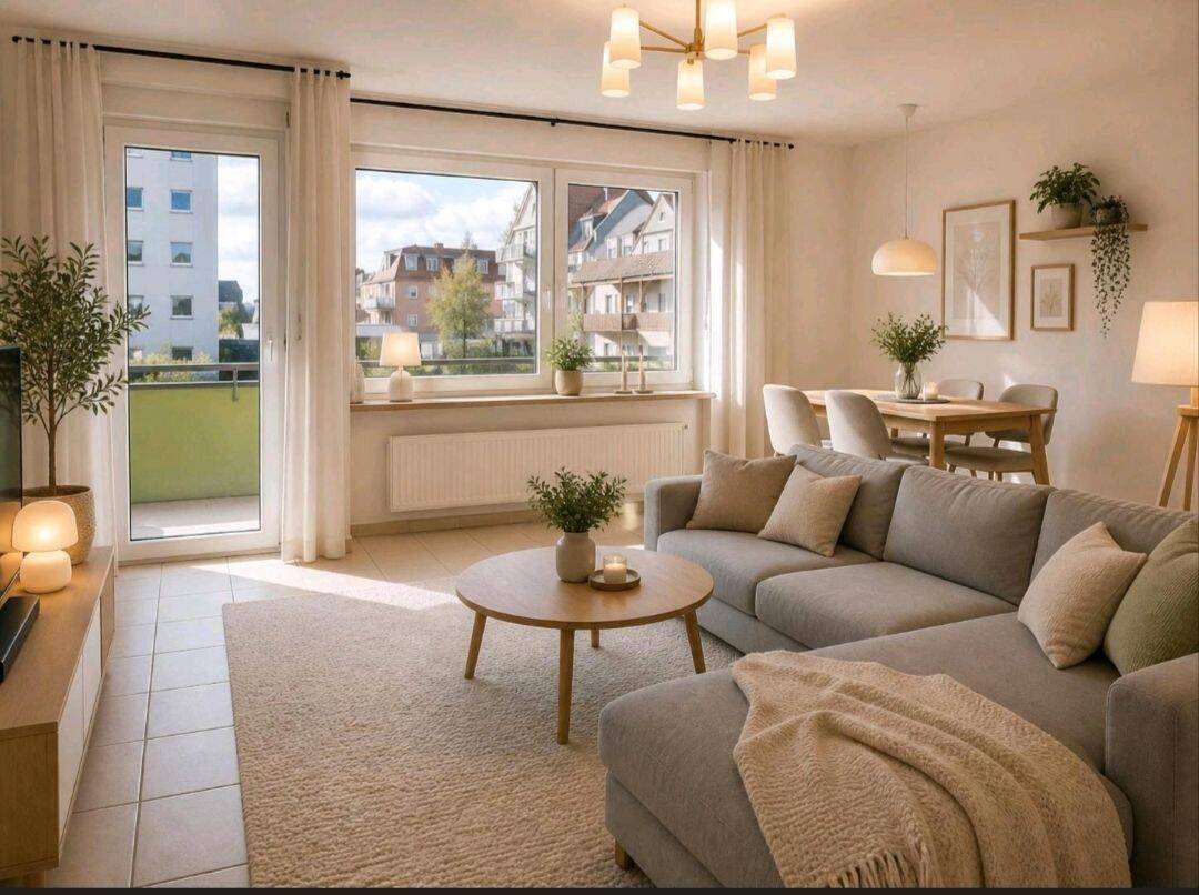 Zentrumsnahe Zweizimmerwohnung mit Balkon und Parkplatz, 96050 Bamberg (Bamberg)