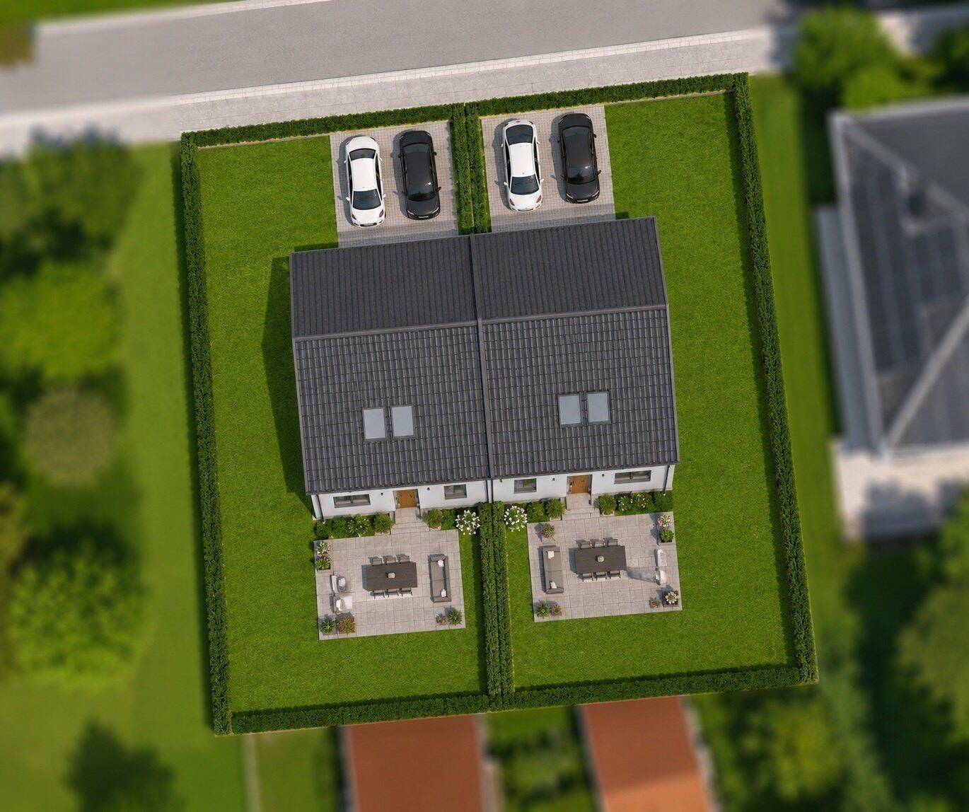 Zentral gelegenes Grundstück inkl. Doppelhaushälfte – Bauen mit massa haus, 72636 Frickenhausen