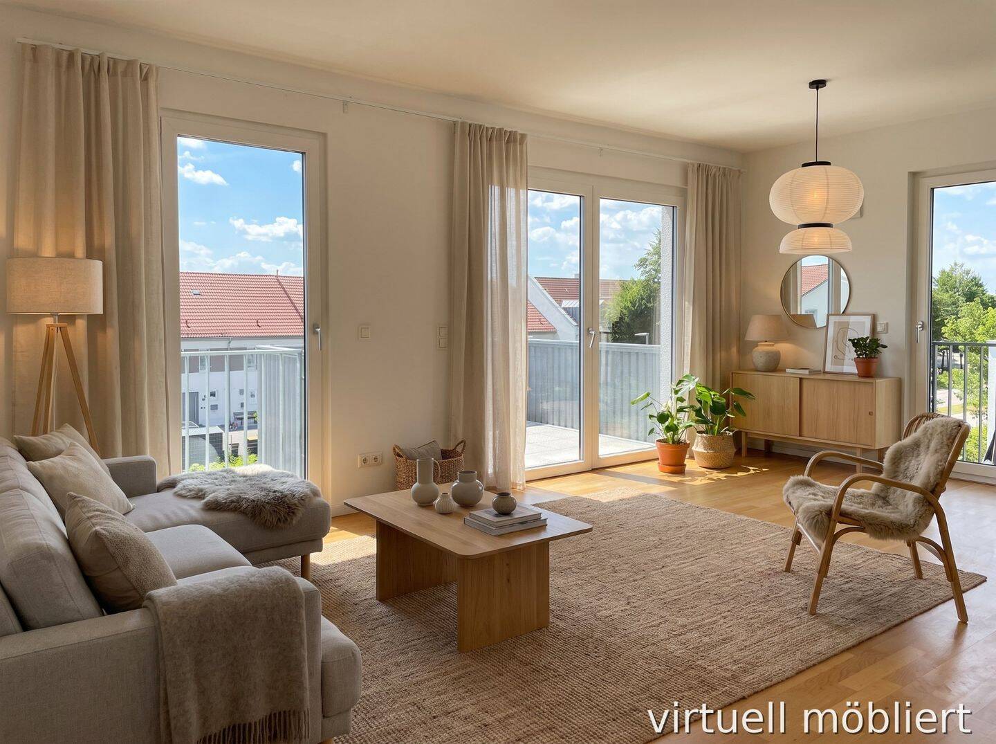 Helle Wohnung mit moderner Einbauküche, Balkon und Aufzug in Manching, 85077 Manching
