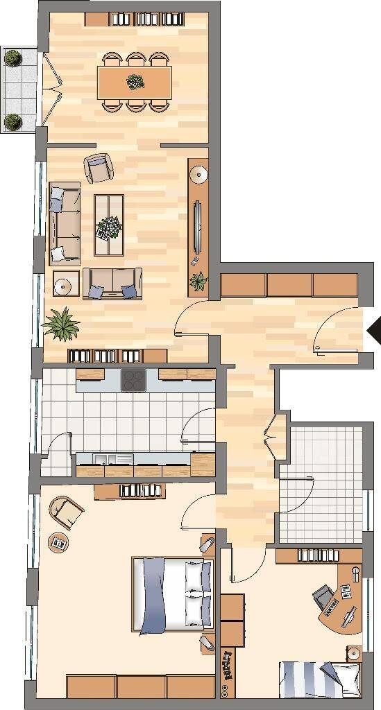 Demnächst frei! 3-Zimmer-Wohnung in Hagen Zentrum, 58097 Hagen (Altenhagen Boele Hochschulviertel Ischeland Mittelstadt)