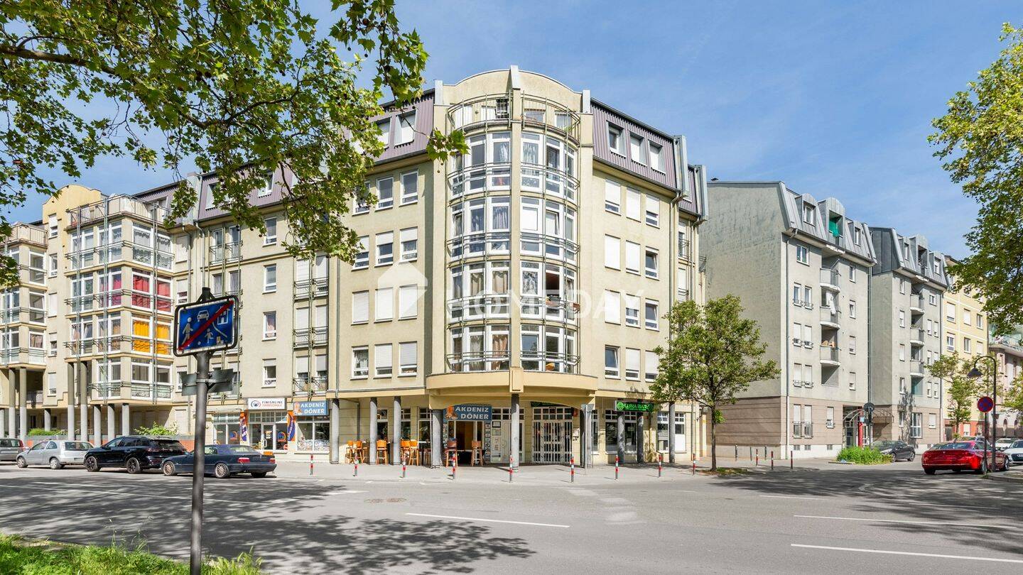 Cleverer Grundriss, helles Wohnen: Vermietete 2-Zi.-Wohnung mit Aufzug & TG in Ludwigshafen, 67063 Ludwigshafen am Rhein (Friesenheim/Nord)