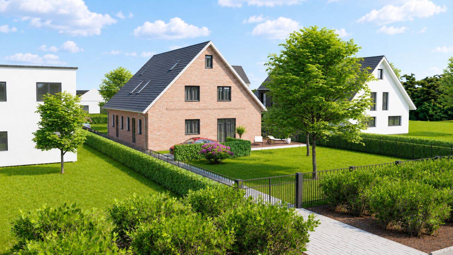Modern wohnen, entspannt leben … in dieser familienfreundlichen Neubau-Haushälfte in Bergstedt, 22395 Hamburg (Wandsbek Bergstedt Poppenbüttel Sasel Wohldorf-Ohlstedt)