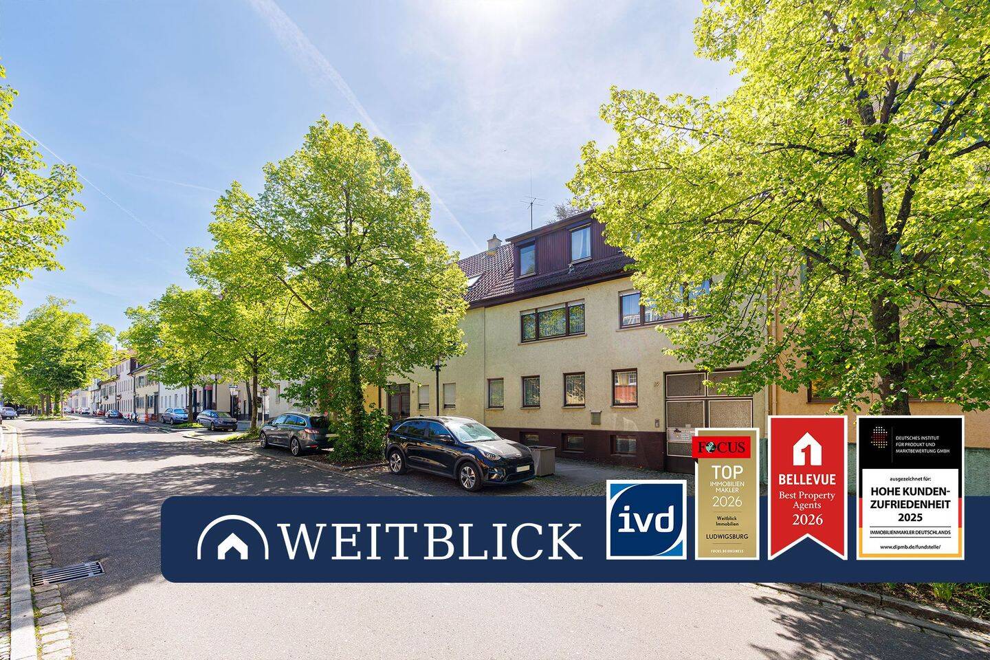 WEITBLICK: Vier Häuser, ein Investment!, 71634 Ludwigsburg