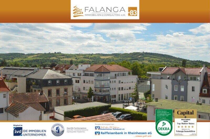 Falanga Immobilien – Aussicht, Lage, Lebensqualität: Top sanierte Whg. m. Sonnenbalkon in Ingelheim!, 55218 Ingelheim am Rhein