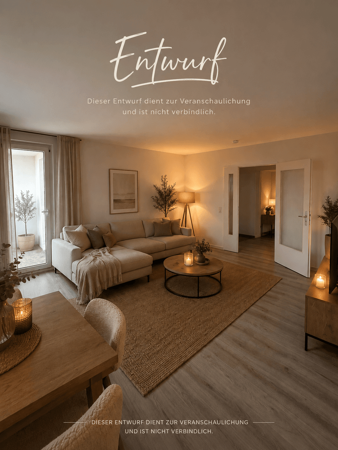 Lichtes 2-Zimmer-Apartment mit Balkon und moderner Küche in Schwalbach – Marktplatz, 65824 Schwalbach am Taunus