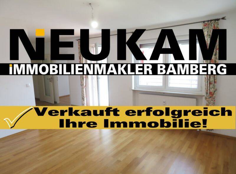 BAMBERG-OST-NÄHE BAMBADOS: MODERNISIERTE 3-ZIMMER-WOHNUNG(=SOFORT FREI) MIT BALKON FÜR 235.000,-EURO, 96050 Bamberg (Bamberg)