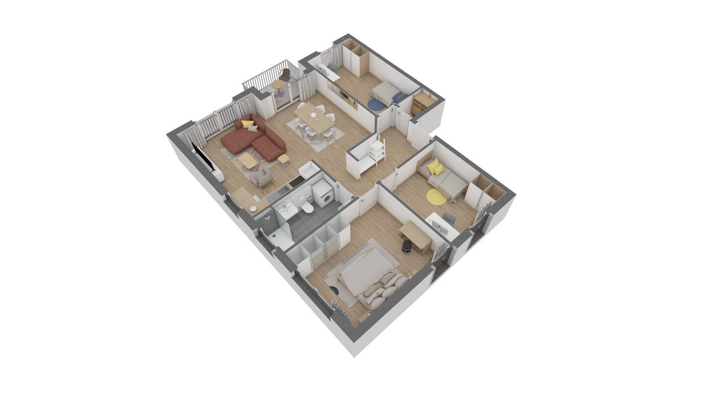 Attraktive 4,5 Zimmer-Wohnung im 1.OG mit Balkon und Aufzug, 63075 Offenbach am Main (Bürgel Offenbach am Main Rumpenheim Waldheim)