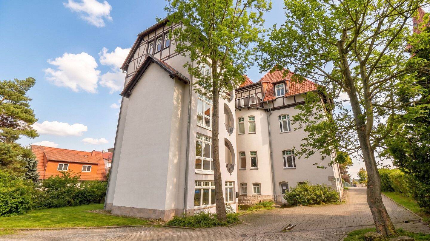 helle 1-Zimmer-Wohnung mit Einbauküche in der Johannisstraße in MHL, 99974 Mühlhausen/Thüringen