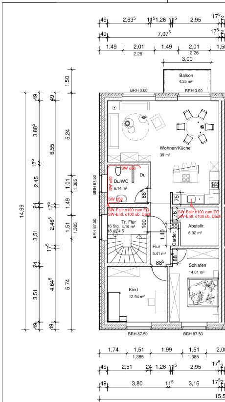 Moderne 3-Zimmer-Neubauwohnung mit Balkon und Stellplatz, 33775 Versmold
