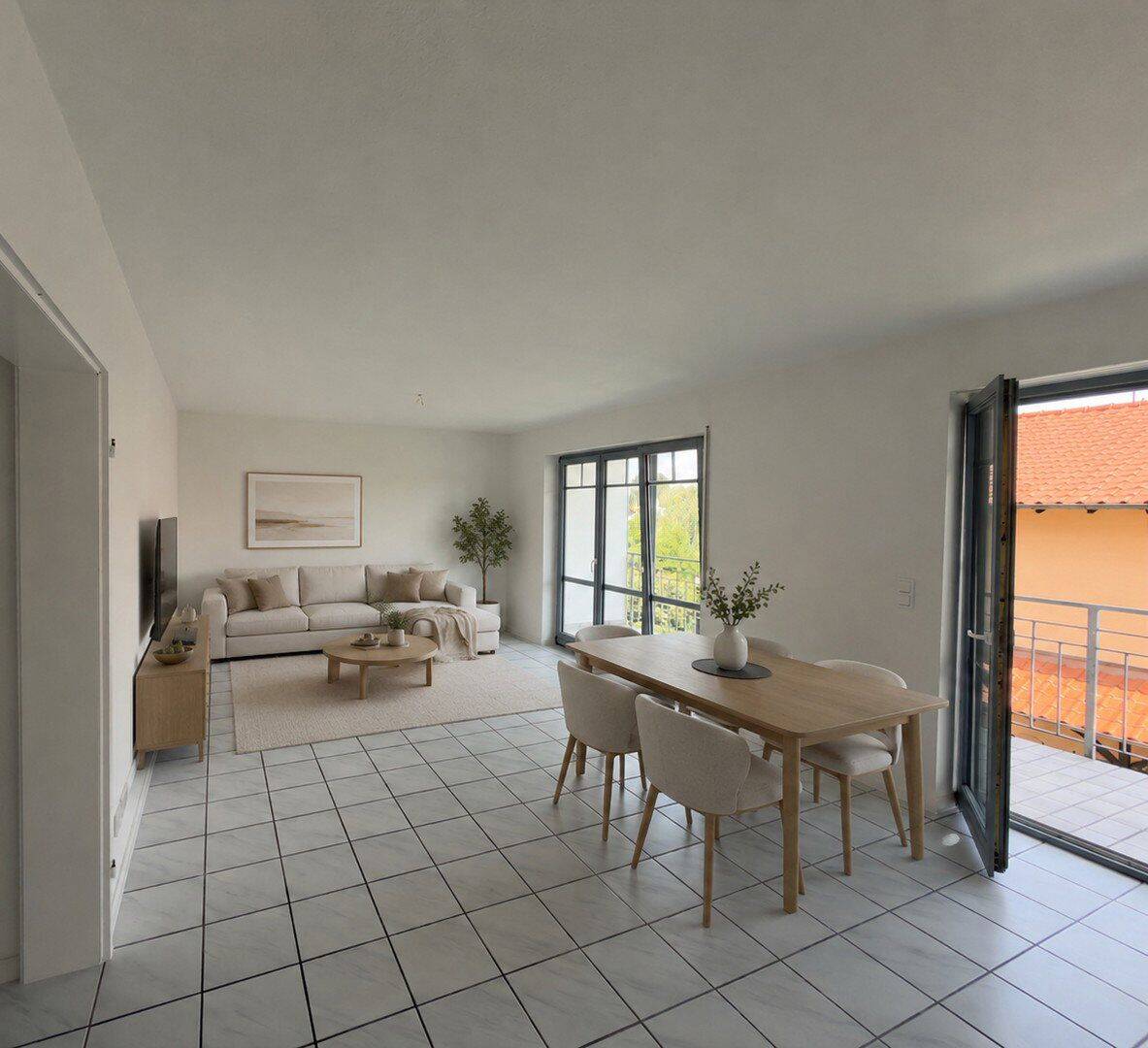 Helle sanierte 2 Zimmer Wohnung mit Balkon in Weiler bei Bingen, 55481 Lindenschied