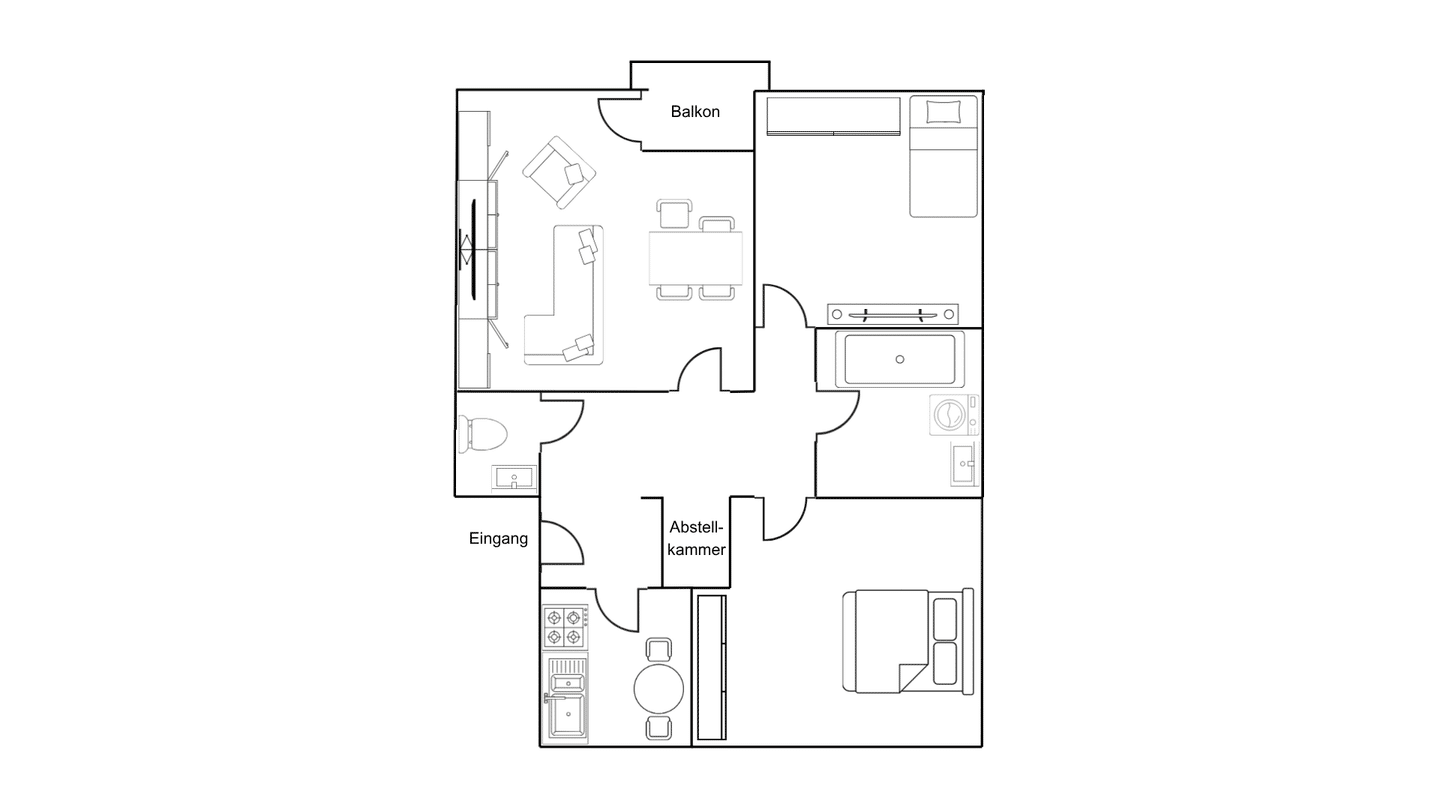 Schöne ruhige 3-Zimmerwohnung in Nürnberg Eibach neben dem Faberpark, 90449 Nürnberg (Gebersdorf Neuröthenbach Röthenbach bei Schweinau)