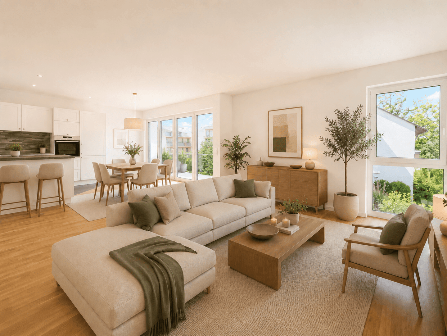 Moderne 4-Zimmer-Wohnung mit Balkon, 2 Bädern, TG-Stellplatz & Aufzug in begehrter Lage, 65189 Wiesbaden (Biebrich Wiesbaden)