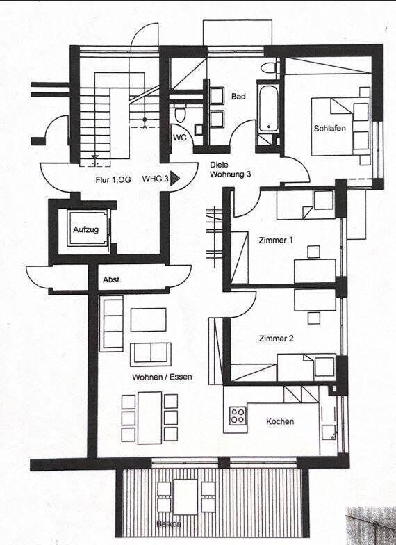 Lichtdurchflutete 4 Zimmer-Neubau-Wohnung, 88709 Meersburg