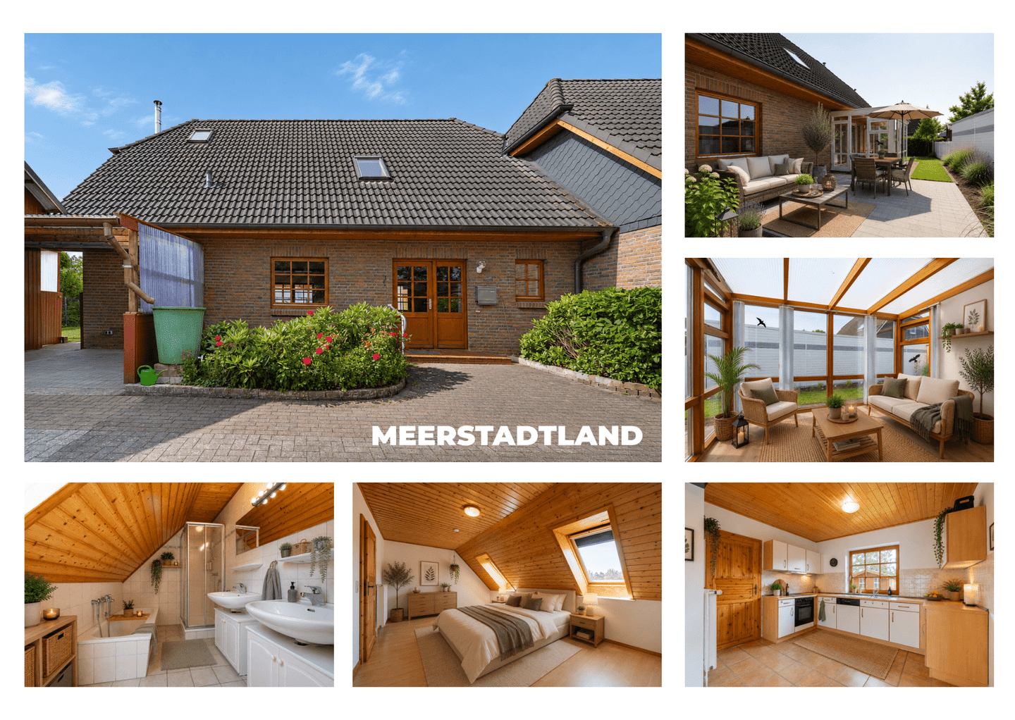 Wohnen in Kropp: Gepflegtes Einfamilienhaus mit 135 m² Wohnfläche und Garten mit Garage, 24848 Alt Bennebek