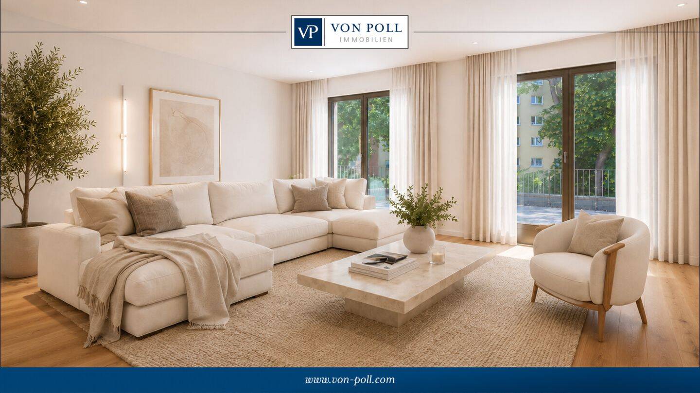 Vier-Zimmer-Wohnung mit großer Terrasse, Lift und Tiefgarage, 60431 Frankfurt am Main