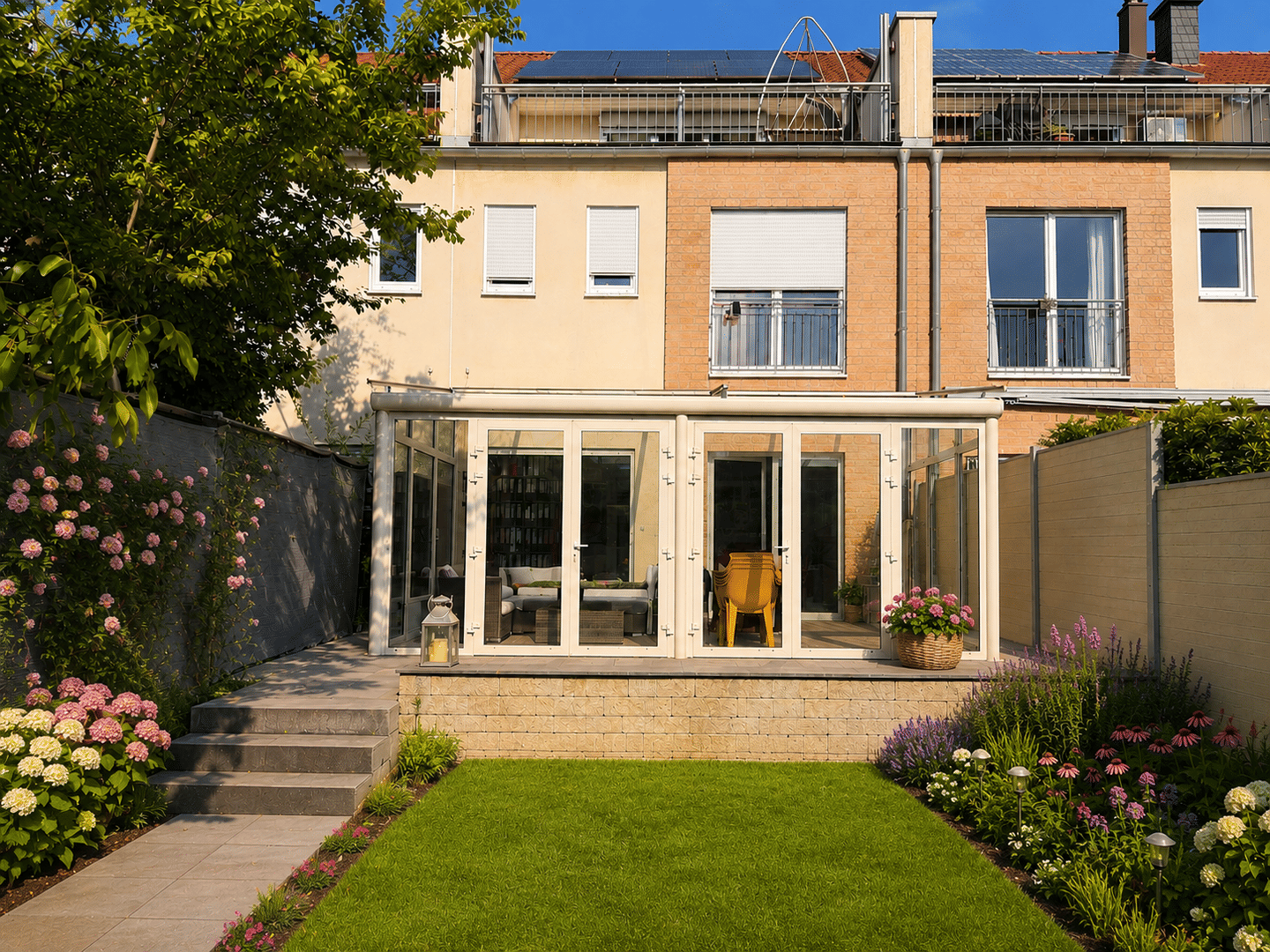 Modernes RMH mit Garten, Dachterrasse u. Garage in begehrter Lage von Düsseldorf-Wittlaer/Einbrungen, 40489 Düsseldorf (Angermund Kaiserswerth Kalkum Lohausen Wittlaer)