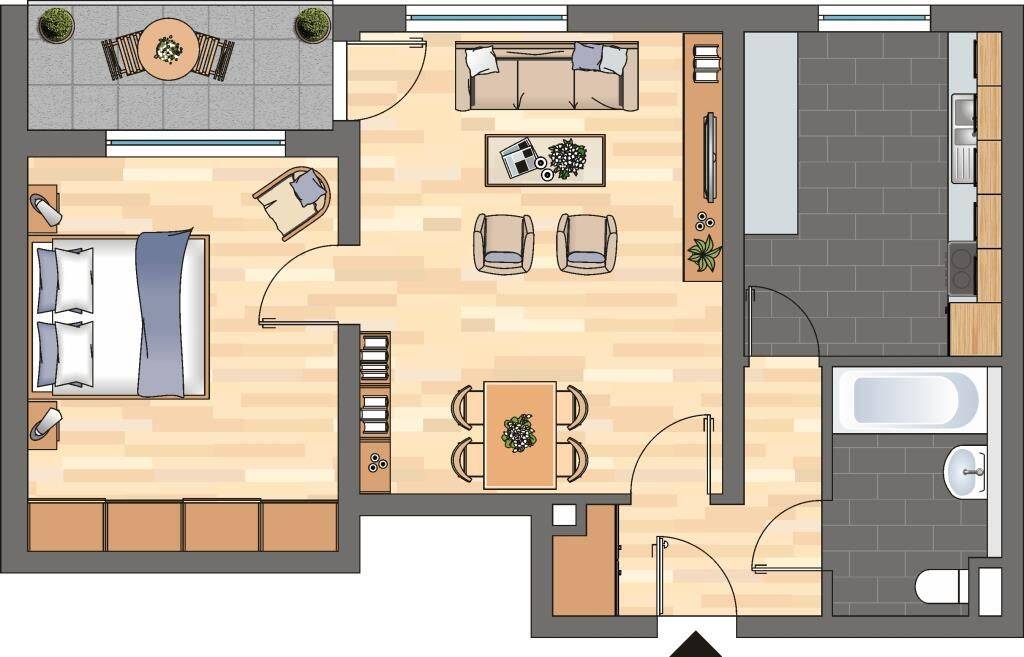 Nur mit WBS! Demnächst frei! 2-Zimmer-Wohnung in Haßloch, 67454 Haßloch