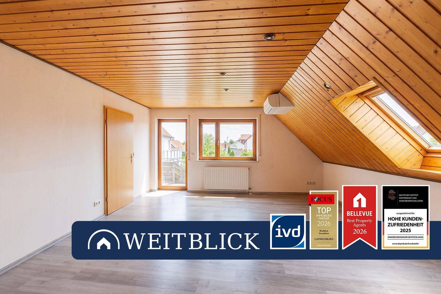 WEITBLICK:Gemütliches Wohnen unterm Dach!, 71282 Hemmingen