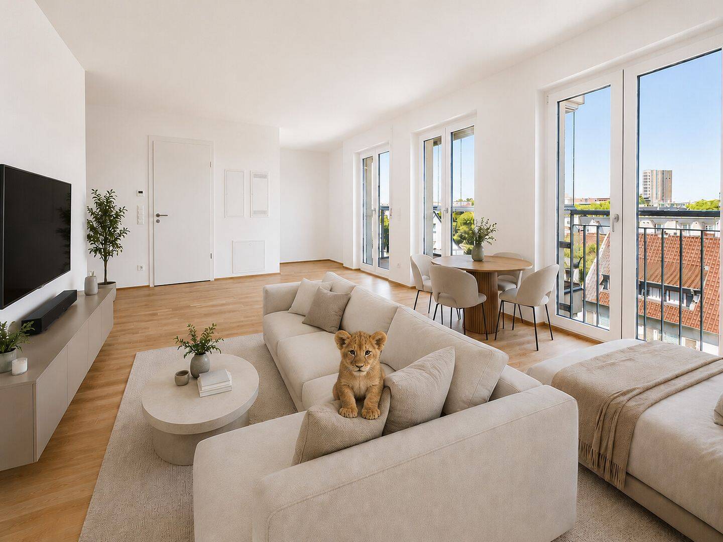 SCHWIND IMMOBILIEN – lichtdurchflutete Wohnung mit innovativem Cabrio-Wintergarten, 64285 Darmstadt (Darmstadt)
