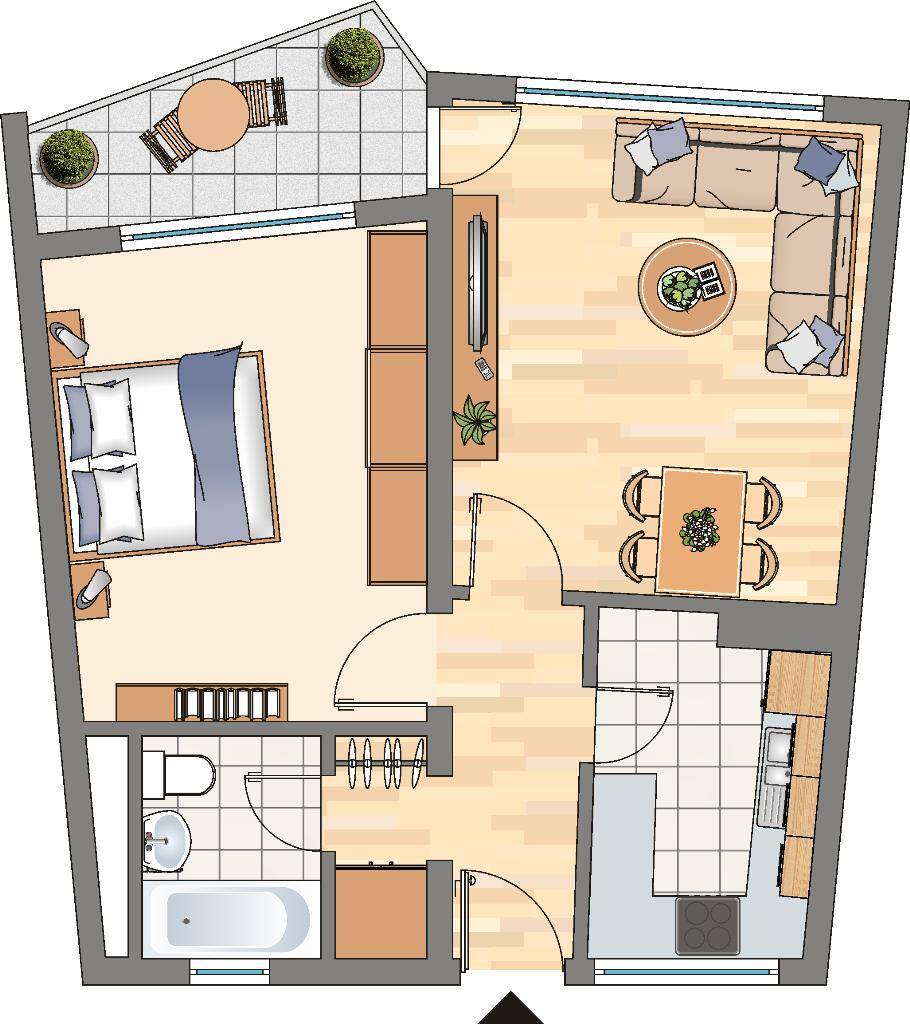 #Seniorenwohnung mit Wohnberechtigungsschein#, 44319 Dortmund (Asseln Husen Kurl Neuasseln Wickede)