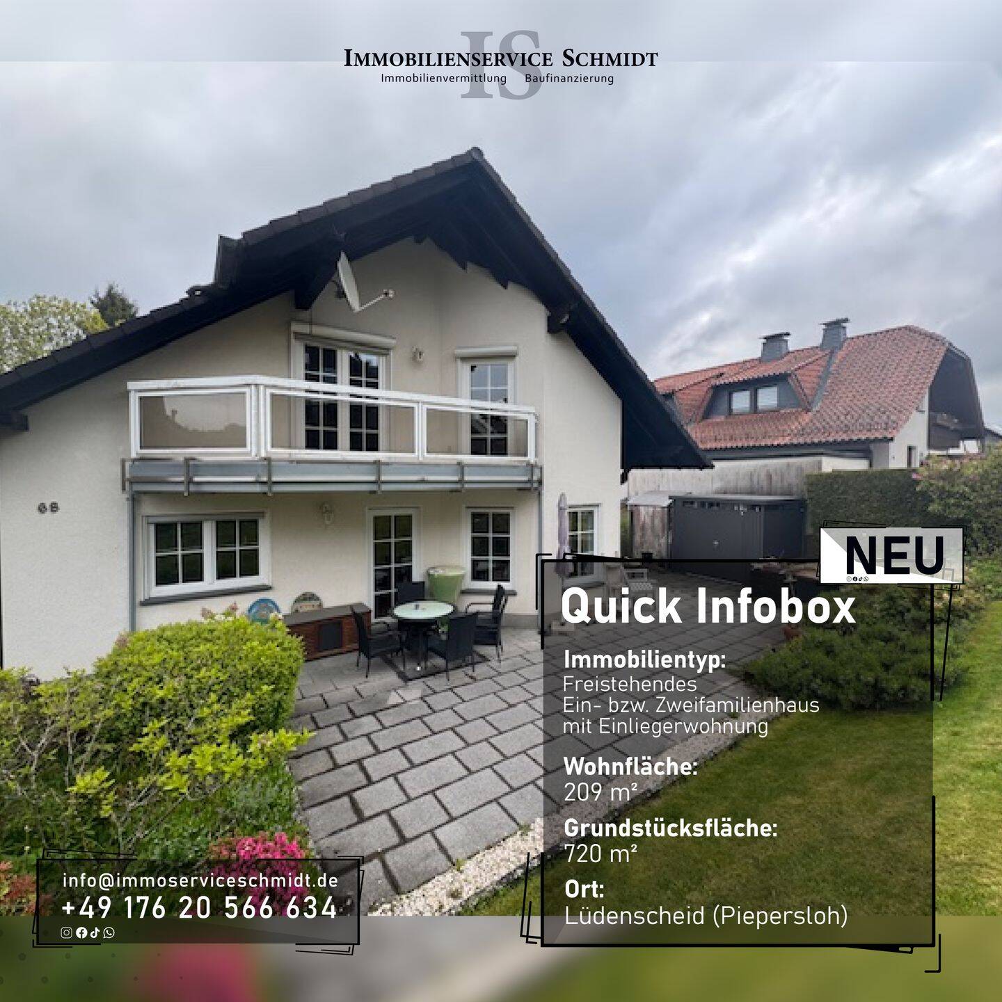 Freistehendes Einfamilienhaus /Zweifamilienhaus mit Einliegerwohnung auf einem großzügigen Grundstück in begehrter und kinderfreundlicher Lage der Sta, 58515 Lüdenscheid