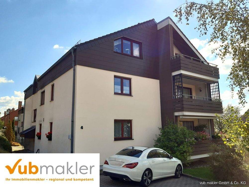 Charmante Dachgeschosswohnung mit offenem Wohnkonzept, sonnigem Balkon und Garage, 95028 Hof (Haidt Innenstadt Jägersruh Leimitz)