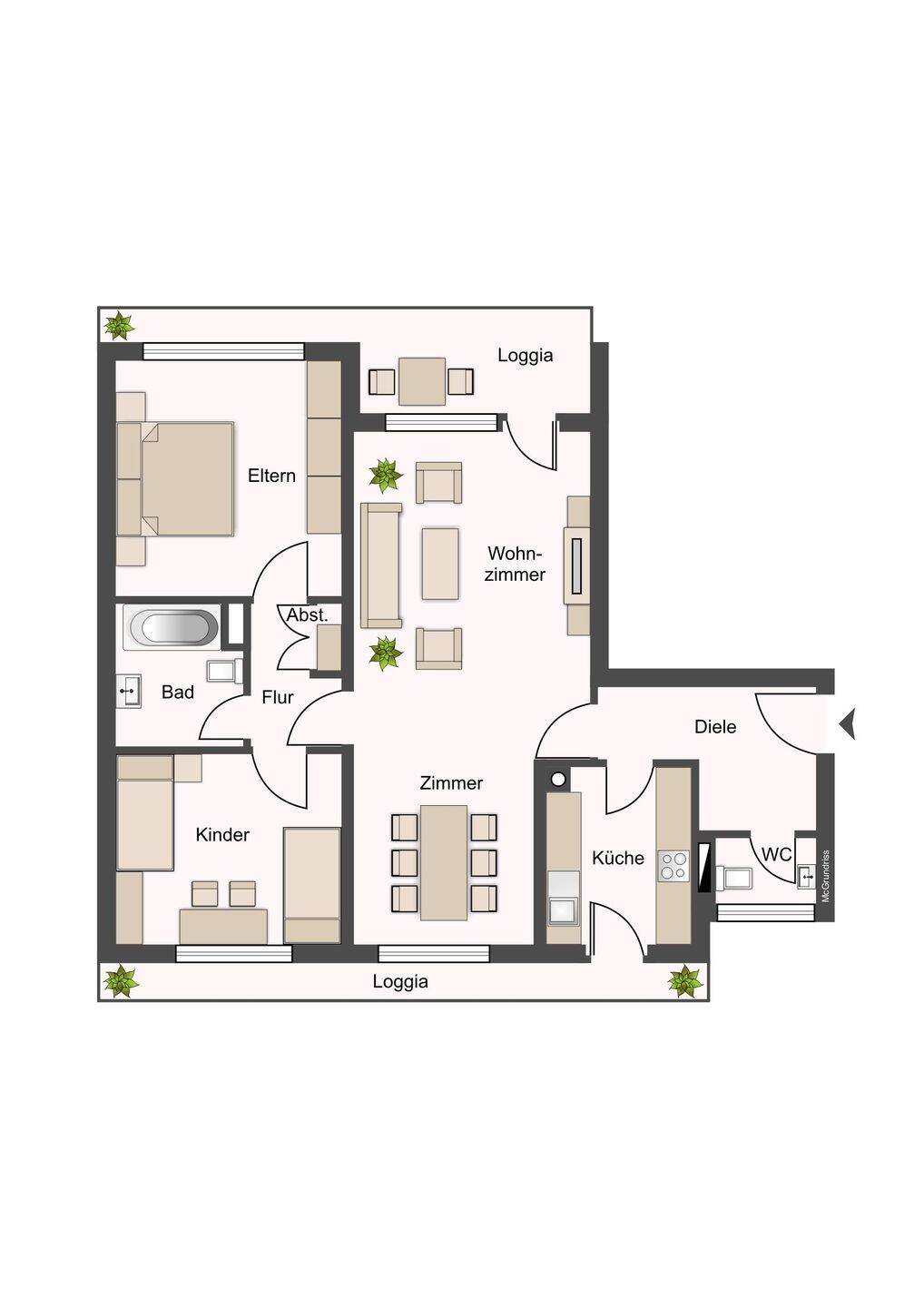 3-Zimmerwohnung in Wiesbaden Klarenthal, 65197 Wiesbaden (Biebrich Dotzheim Wiesbaden)