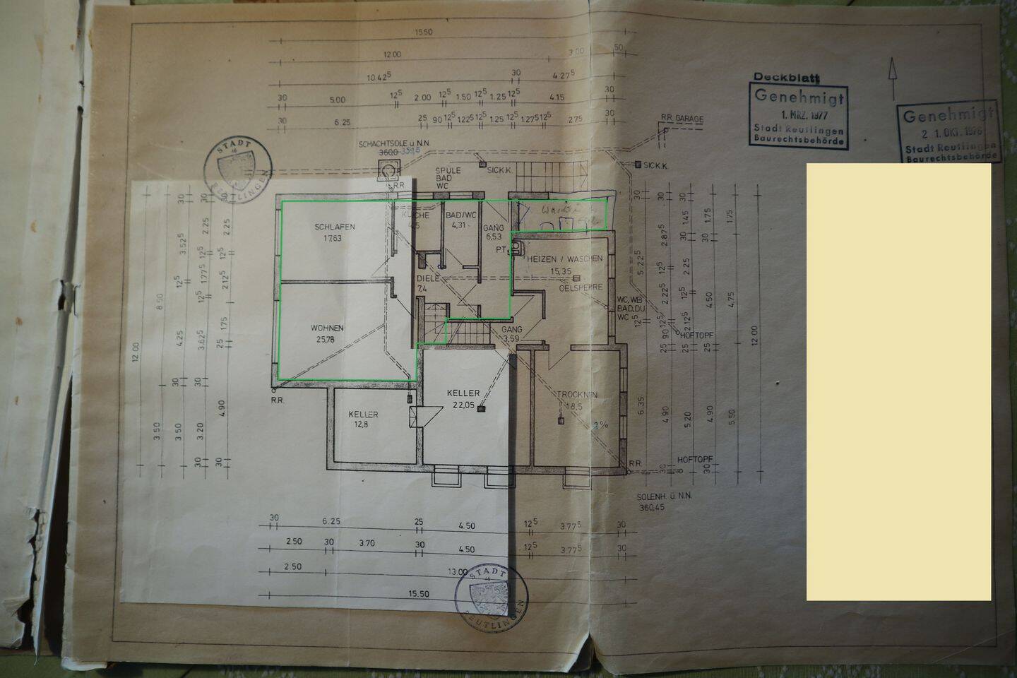 Modernisierte 2 Zimmer Wohnung mit Terrasse, Gartennutzung und EBK in Reutlingen, 72768 Reutlingen