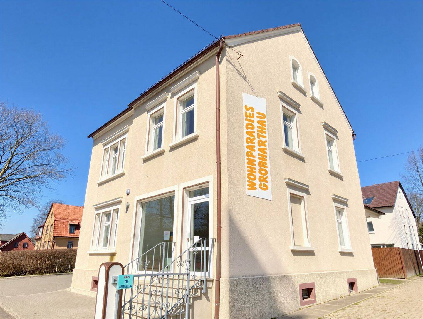 Wohn- & Geschäftshaus mit Nebengelass, Dresdner Umland, zentral in Großharthau, 1909 Großharthau