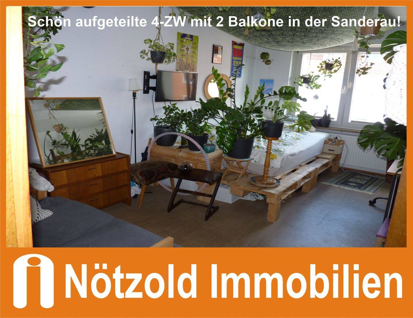 Sehr schön aufgeteilte 4-ZW mit zwei Balkone im Stadtteil Sanderau!, 97072 Würzburg (Altstadt Sanderau)