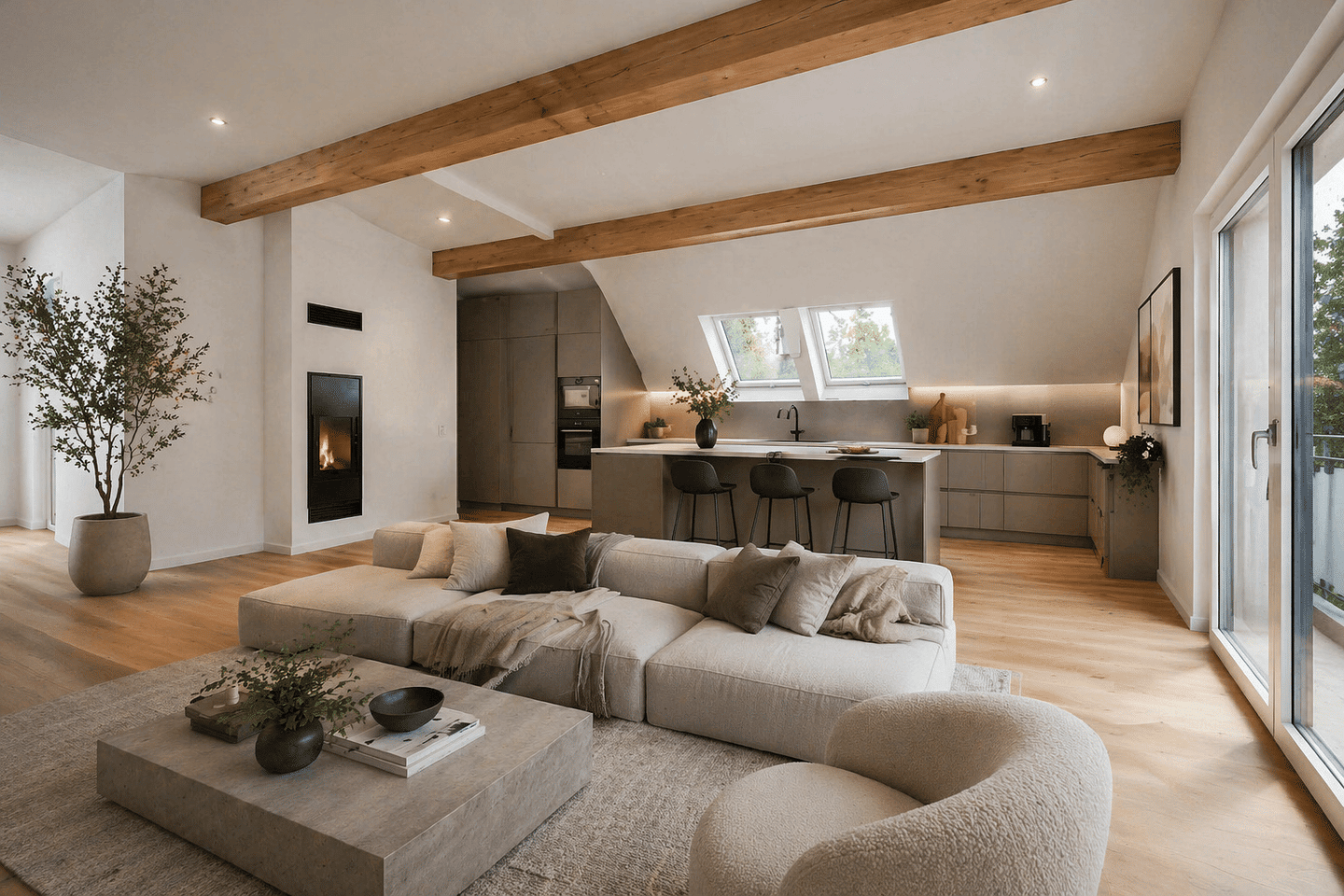Exklusives Penthouse mit 4 Zimmern, großer Sonnenterrasse und offenem Wohnkonzept, 81739 München (Ramersdorf-Perlach)