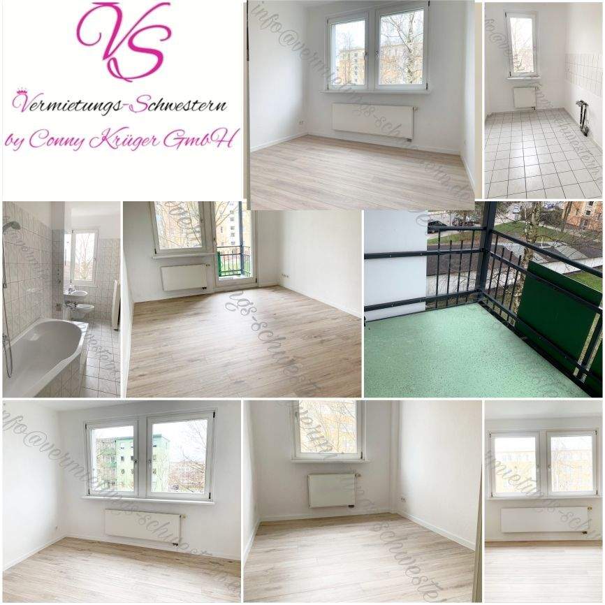 5 Raum Wohnung mit Balkon in Gablenz, Nähe Versorgungszentrum, 9127 Chemnitz