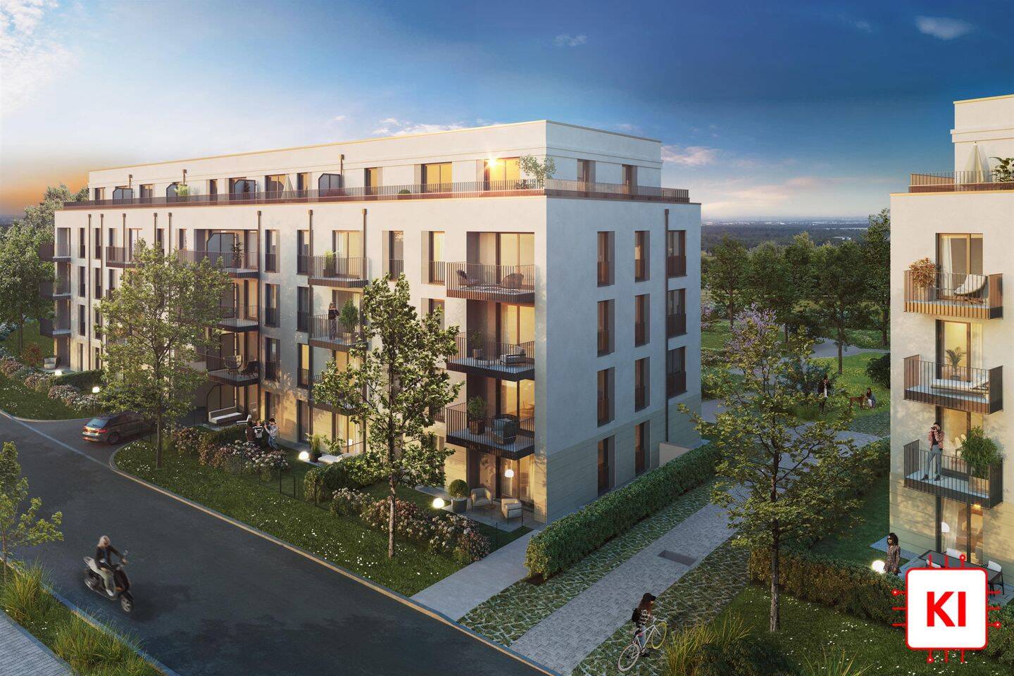 Exklusive 4-Zimmer-Wohnung mit Ost- und Westbalkon direkt am Naturschutzgebiet!, 80937 München (Milbertshofen-Am Hart)