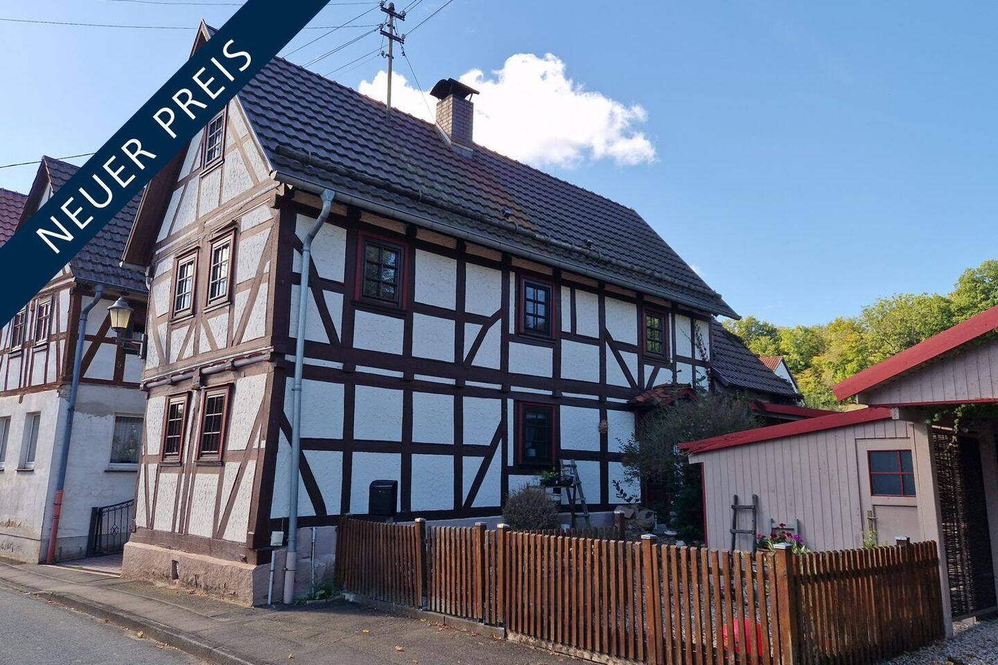 Gemütliches Fachwerkhaus mit pflegeleichtem Garten in Wanfried OT, 37281 Wanfried